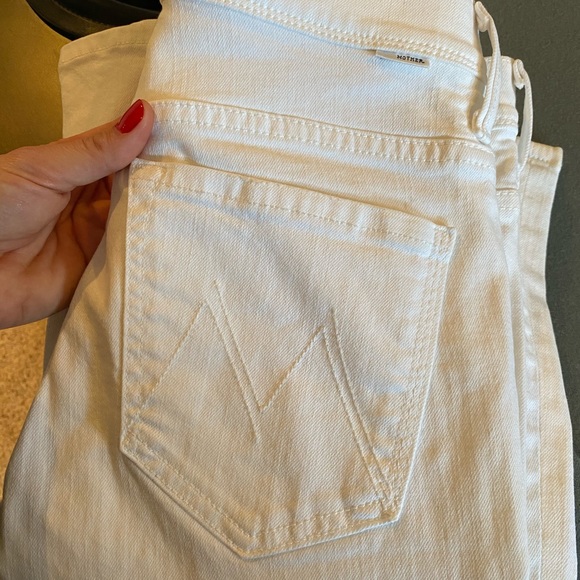 White MOTHER flare jeans - Picture 2 of 2